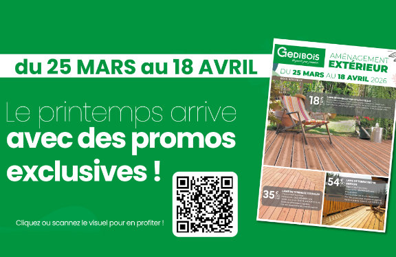 Préparez votre extérieur pour les beaux jours avec nos offres spéciales